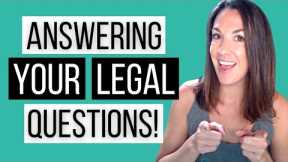 LLCs, Trademarks, & More! Business Lawyer Responding to Your Comments