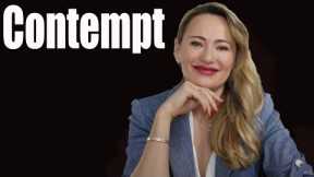 Contempt of Court in Family Law