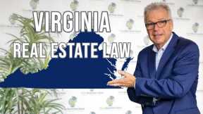 Virginia Real Estate License Law from Global Real Estate School