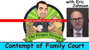 High Conflict Child Custody: Contempt of Family Court