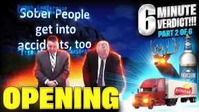 Can He Win with That Opening Statement? Watch an Experienced Prosecutor and Defense Attorney (2/6)