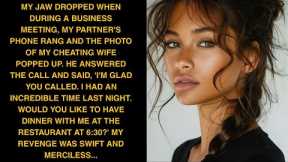 My Jaw Dropped When During A Business Meeting My Partner's Phone Rang And The Photo Of My Cheating