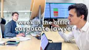 A Week in My Life as a Corporate Lawyer in London ($200k+ salary)
