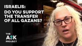 Israelis: Do you support transfer of Palestinians from Gaza?