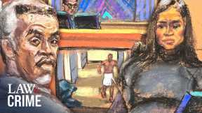 P. Diddy Sits Emotionless as Cassie’s ‘Fat Lip,’ Bruises Shown in Court