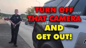 Cop Screams “TURN OFF THE CAMERA!” — Citizen Silences Him With the Law!