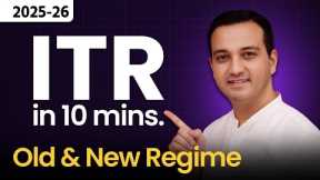 ITR Filing Online 2025-26 Process | Income Tax Return (ITR-1) Filing 2025-26 for Salaried Person