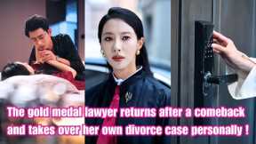 The gold medal lawyer returns after a comeback and takes over her own divorce case personally !