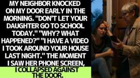 My neighbor warned me not to send my daughter to school.