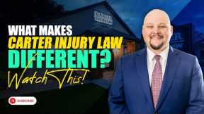 Can Carter Injury Law Help You Win Your Personal Injury Case?| Experienced Personal Injury Attorney|