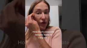 Corporate lawyer salary breakdown 💸✨ #lawyer #corporatelaw #salary