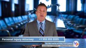Personal Injury Attorney - Compelling Video Commercial - Personal Injury Lawyer Male Spokesperson