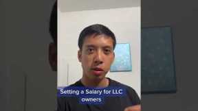 Do LLC Owners Need To Set Salary?