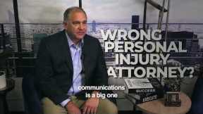 Red Flags to Watch for When Hiring a Personal Injury Attorney