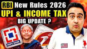 RBI New Rules 2026 for Savings Account| New Labour Rules 2026 | UPI & Income Tax Big Changes
